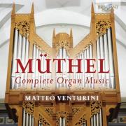 Muthel: Complete Organ Music. Autor: Matteo Venturini. Dadada.pl Okładka książki Muthel: Complete Organ Music