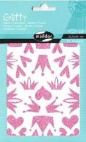 Opakowanie Naklejki Glitty korony i serca MAILDOR