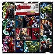 Opakowanie Nalepki 16x16 cm Avengers 25 sztuk