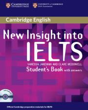 New Insight into IELTS Student's Book with answers + CD. Autor: jakeman Vanessa, McDowell Clare. Dadada.pl Okładka książki New Insight into IELTS Student's Book with answers + CD
