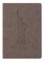 Opakowanie Notes 140x200 80k. brązowy Nowy York D.RECT