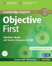 Objective First Teacher's Book with Teacher's Recouces CD-ROM. Autor: Capel Annette, Sharp Wendy. Dadada.pl Okładka książki Objective First Teacher's Book with Teacher's Recouces CD-ROM