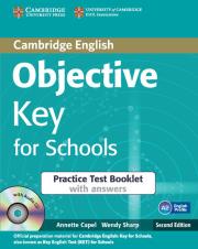 Objective Key for Schools Practice Test Booklet with answers + CD. Autor: Capel Annette, Sharp Wendy. Dadada.pl Okładka książki Objective Key for Schools Practice Test Booklet with answers + CD
