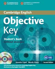 Objective Key Student's Book without answers + Practice tests booklet + CD. Autor: Capel Annette, Sharp Wendy. Dadada.pl Okładka książki Objective Key Student's Book without answers + Practice tests booklet + CD