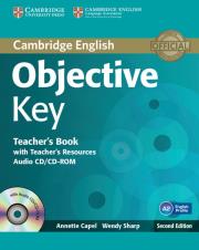 Objective Key Teacher's Book with Teacher's Resources + CD. Autor: Capel Annette, Sharp Wendy. Dadada.pl Okładka książki Objective Key Teacher's Book with Teacher's Resources + CD