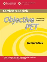 Objective PET Teacher's Book. Autor: Hashemi Louise, Thomas Barbara. Dadada.pl Okładka książki Objective PET Teacher's Book