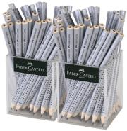 Opakowanie Ołówek Jumbo grip B Display 2x36 srebrny