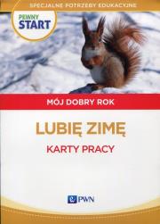 Pewny start Mój dobry rok Lubię zimę Karty pracy. Autor: Aneta Pliwka, Katarzyna Radzka, Barbara Szostak. Dadada.pl Okładka książki Pewny start Mój dobry rok Lubię zimę Karty pracy
