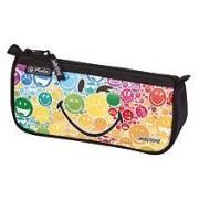 Okładka książki Piórnik kosmetyczka etui Smileyworld Rainbow