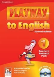 Playway to English 1 Teacher's Resource Pack + CD. Autor: Gerngross Günter, Holcombe Garan, Puchta Herbert. Dadada.pl Okładka książki Playway to English 1 Teacher's Resource Pack + CD
