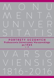 Opakowanie Portrety Uczonych. Profesorowie Uniwersytetu Warszawskiego po 1945, L−R