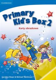 Primary Kid's Box 2 karty obrazkowe. Autor: Nixon Caroline, Tomlinson Michael. Dadada.pl Okładka książki Primary Kid's Box 2 karty obrazkowe
