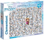 Okładka książki Puzzle 1000 Impossible Kraina Lodu