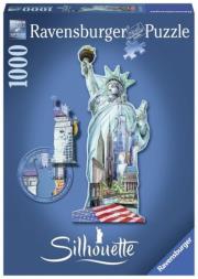 Puzzle 1000 Statua wolności. Wydawca: Ravensburger. Dadada.pl Opakowanie Puzzle 1000 Statua wolności
