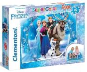 Okładka książki Puzzle 40 Podłogowe Kraina Lodu