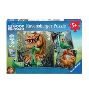Opakowanie Puzzle Dobry Dinozaur 3x49