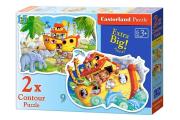 Opakowanie Puzzle x 2 Kontur - Noah's Ark CASTOR