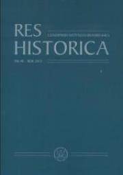 Okładka książki Res Historica Nr 40