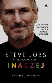 Okładka książki Steve Jobs człowiek który myślał inaczej