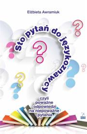 Okładka książki Sto pytań do językoznawcy, czyli pooważne odp.