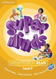 Super Minds 5 Presentation Plus DVD. Autor: Puchta Herbert, Gerngross Gunter, Lewis-Jones Peter. Dadada.pl Okładka książki Super Minds 5 Presentation Plus DVD
