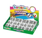 Opakowanie Temperówka podwójna metalowa Bambino Display 12 sztuk