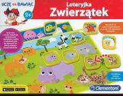 Okładka książki Uczę się bawiąc. Loteryjka Zwierzątek