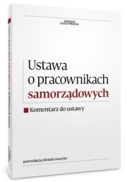 Okładka książki Ustawa o pracownikach samorządowych