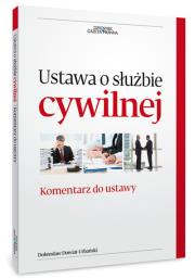 Okładka książki Ustawa o służbie cywilnej