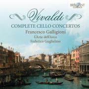 VIVALDI: COMPLETE CELLO CONCERTOS. Autor: FRANCESCO GALLIGIONI / L'ARTE DELL'ARCO / FEDERICO GUGLIELMO. Dadada.pl Okładka książki VIVALDI: COMPLETE CELLO CONCERTOS