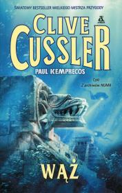 Wąż. Autor: Clive Cussler. Dadada.pl Okładka książki Wąż