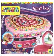 Opakowanie Wyklejana szkatułka z lusterkiem. Serce