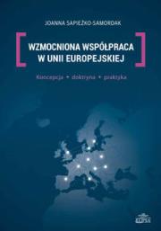 Okładka książki Wzmocniona współpraca w Unii Europejskiej
