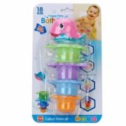 Opakowanie Zabawka do wody delfinek + 4 foremki