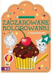 Okładka książki Zaczarowane kolorowanki Część 4