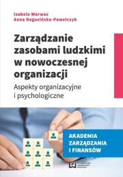 Okładka książki Zarządzanie zasobami ludzkimi w nowoczesnej organizacji