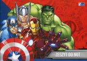 Zeszyt do nut Avengers Assemble 10 sztuk mix. Wydawca: VERTE. Dadada.pl Opakowanie Zeszyt do nut Avengers Assemble 10 sztuk mix