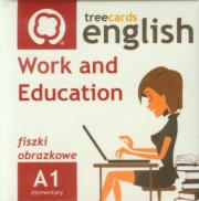 Angielski. Treecards - Work and Education A1. Autor: Opracowanie zbiorowe. Dadada.pl Okładka książki Angielski. Treecards - Work and Education A1