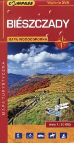 Bieszczady mapa turystyczna 1:50 000. Wydawca: Compass. Dadada.pl Opakowanie Bieszczady mapa turystyczna 1:50 000
