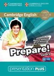 Cambridge English Prepare! 3 Presentation Plus DVD. Autor: Kosta Joanna, Williams Melanie, Holcombe Garan. Dadada.pl Okładka książki Cambridge English Prepare! 3 Presentation Plus DVD