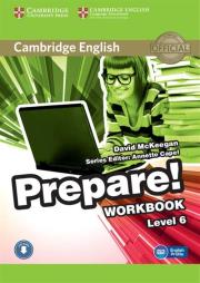 Cambridge English Prepare! 6 Workbook. Autor: McKeegan David. Dadada.pl Okładka książki Cambridge English Prepare! 6 Workbook