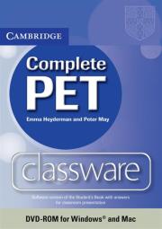 Complete PET Classware DVD. Autor: Emma Heyderman, May Peter. Dadada.pl Okładka książki Complete PET Classware DVD