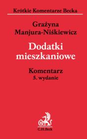 Okładka książki Dodatki mieszkaniowe Komentarz