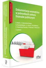 Dokumentacja wewnętrzna w jednostkach sektora finansów publicznych. Autor: r.pr. Andrzela Gawrońska-Baran, Elżbieta Iglińska, Kumpiałowska Agata, Anna Kuszel. Dadada.pl Okładka książki Dokumentacja wewnętrzna w jednostkach sektora finansów publicznych