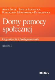 Okładka książki Domy pomocy społecznej