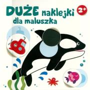 Okładka książki Duże naklejki dla maluszka - Delfin 2+