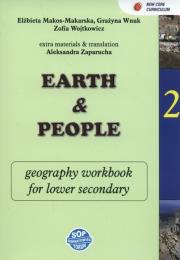 Okładka książki Earth and people Geography 2 Zeszyt zadań dla klas dwujęzycznych