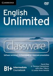 English Unlimited Intermediate Classware DVD. Autor: Clementson Theresa. Dadada.pl Okładka książki English Unlimited Intermediate Classware DVD