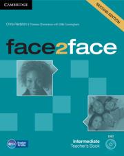 Okładka książki face2face Intermediate Teacher's Book + DVD
