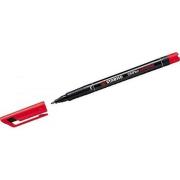 Opakowanie Foliopis OHP czerwony F (10szt) STABILO